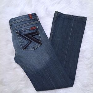 7FAM boot cut jeans